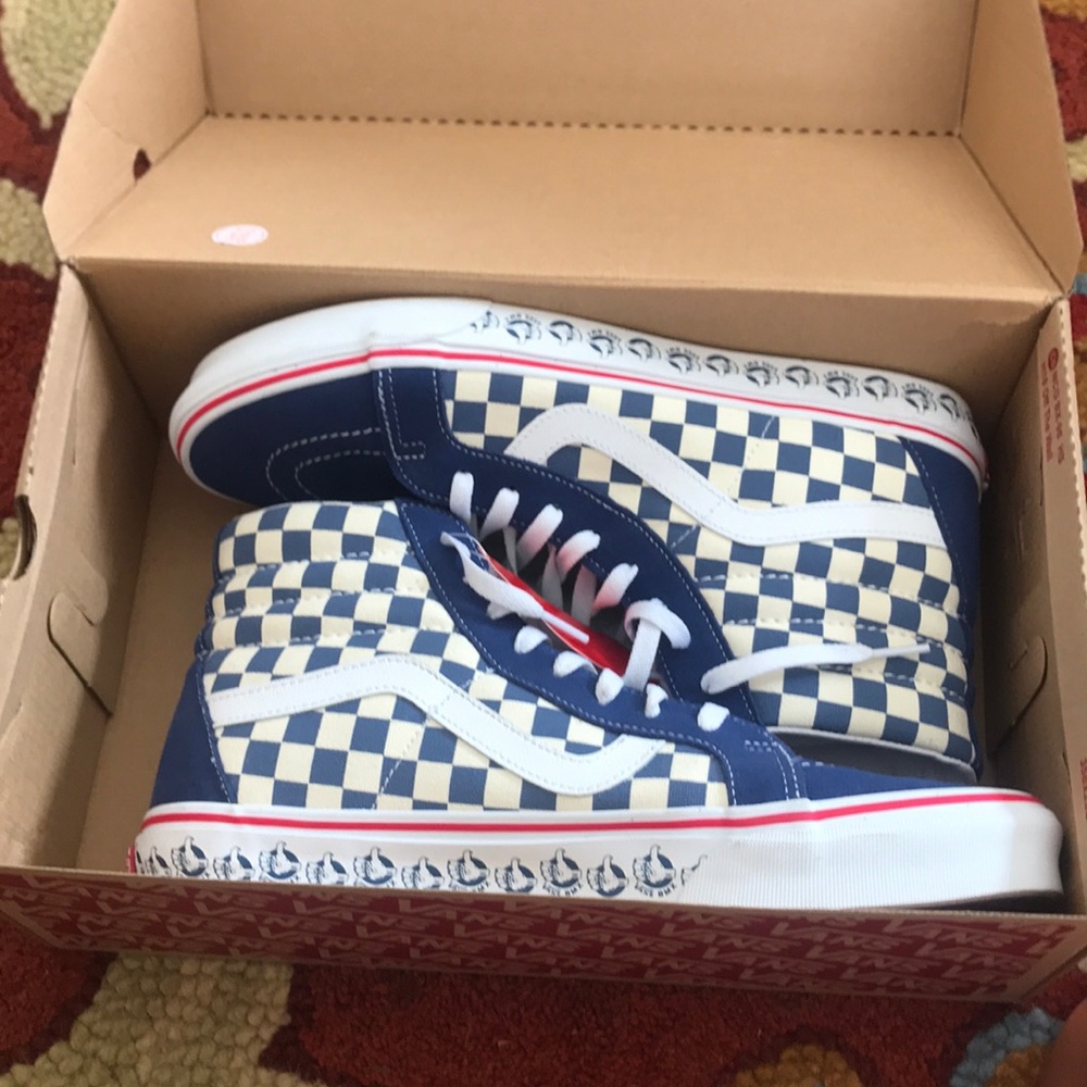 Vans BMX Sk8-Hi True Navy/White: Size 12